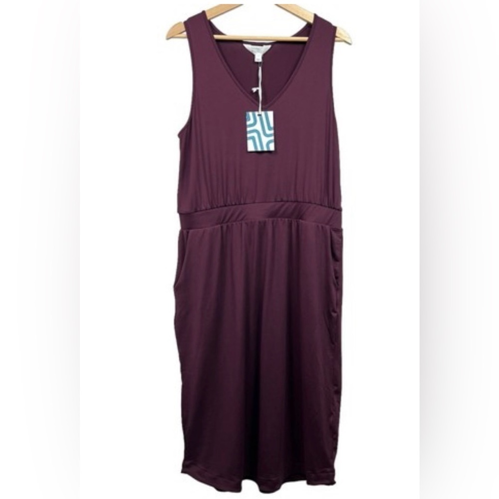 NWT Market & Spruce Knit Plum Pullover Sleeveless Dress XS